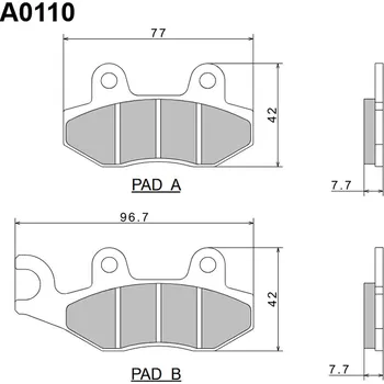 Brzdová destička NISSIN brzdové destičky KH135 / KH214 PREMIUM SEMI-METALLIC (sintrované ) (ECE R90) vyrobeno v Japonsku (2P-211NS) (NISSIN brzdové destičky KH135 / KH214 PREMIUM SEMI-METALLIC (sintrované ) (ECE R90) vyrobeno v Japonsku (2P-211NS))