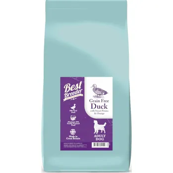 Krmivo pro psa Best Breeder Grain Free Duck, Sweet Potato & Orange 12 kg