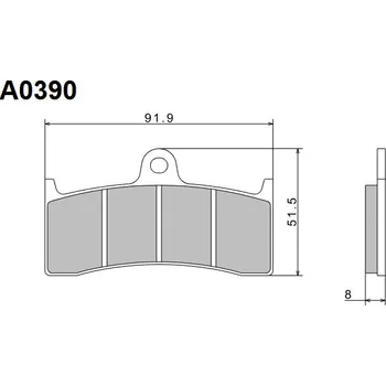 Brzdová destička NISSIN brzdové destičky KH424 PREMIUM SEMI-METALLIC (sintrované ) (ECE R90) vyrobeno v Japonsku (2P-243NS) (NISSIN brzdové destičky KH424 PREMIUM SEMI-METALLIC (sintrované ) (ECE R90) vyrobeno v Japonsku (2P-243NS))