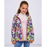 PODZIMNÍ BUNDA DÍVČÍ B2839 Velikost: 110/116, Barva: Barevná kytka