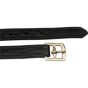 Třmenové řemeny SUPREME Double Leather černé 125cm