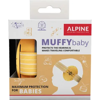 Alpine Muffy Baby Chrániče sluchu pro miminka Barva: Žlutá Chrániče sluchu pro miminka