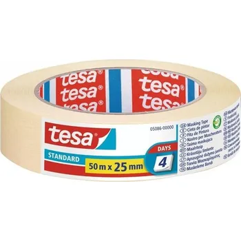 Krepová maskovací páska Tesa 25mmx50m,lehce odstr.