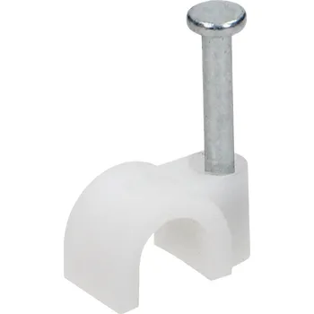 ORNO Kabelové spony 10 mm, 25 ks - bílé