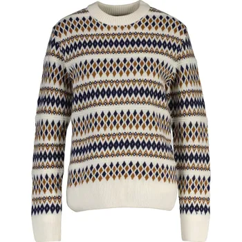 Dámský svetr SVETR GANT FAIRISLE C-NECK CREAM