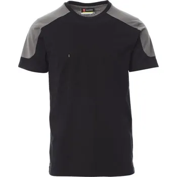 Payperwear Reprezentativní dvoubarevné triko Corporate s kapsičkou na prsu Barva: černá - šedá světlá, Velikost: 5XL