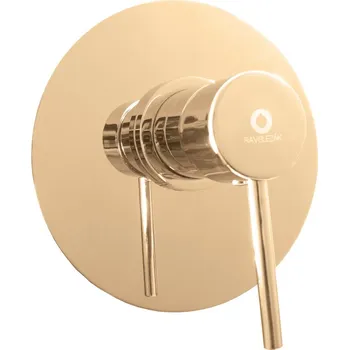 RAV Slezák - SEINA - Sprchová baterie podomítková 1-cestná s tělesem, Zlatá - lesklá SE983LZ SE983LZ