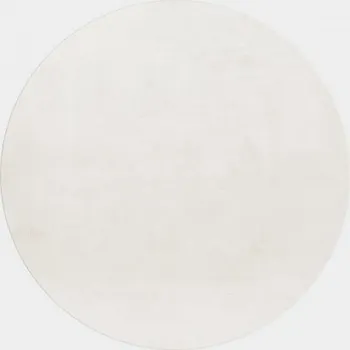 Koberec Kusový koberec kruh Pouffy 5100 cream Kruh Ø 160 cm