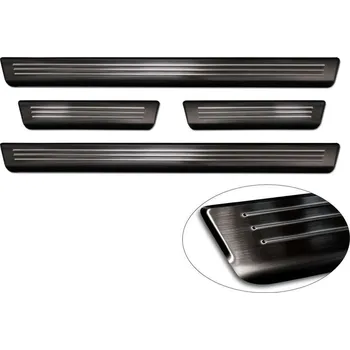 Lišta karosérie Avisa Prahové nerezové lišty Hyundai Kona II (od roku 2023>) - černé |