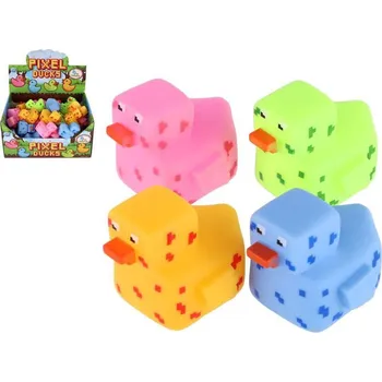 vodní stůl Teddies Kačenka pixel do vany guma 5x7 cm