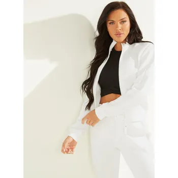 Dámská mikina Dámská Mikina GUESS NEW ALLIE SCUBA ZIP V2YQ17K7UW2-G6K5 – Béžová M