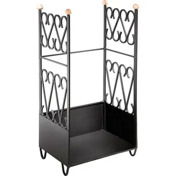 KOVO KRAUS Koš krbový MAXI bez nářadí, černý kov, 90x45x33cm