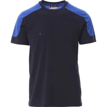 Pánské tričko Payperwear Reprezentativní dvoubarevné triko Corporate s kapsičkou na prsu Barva: modrá námořní - modrá královská, Velikost: 3XL