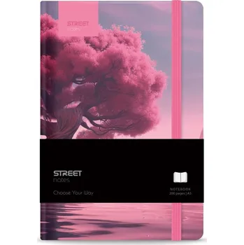 Blok Eurocom Blok TREES Journey A5 linka s gumou