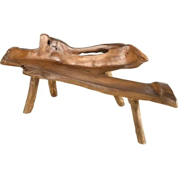 Taburet Kořenová lavice Oir 150x50x75cm, 150 x 50 x 75 cm