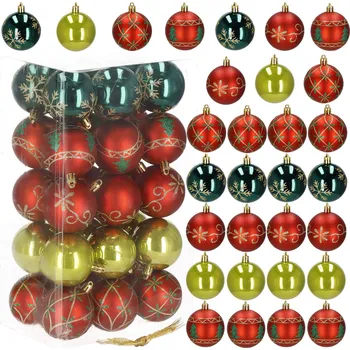 Vánoce Springos CA1134 VÁNOČNÍ KOULE 6 CM 30 KS.