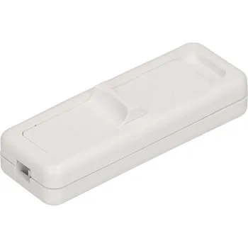 vypínač Dvojitý bílý elektrický vypínač