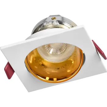 Bílý-žlutý rámeček na reflektor MR16/GU10 50W