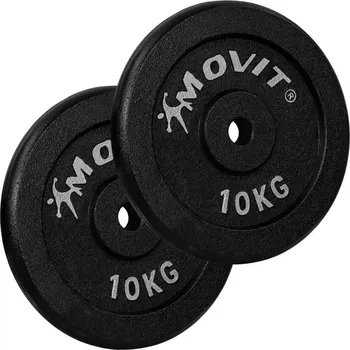 MOVIT sada závaží 2 x 10 kg, litina