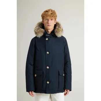 BUNDA WOOLRICH ARCTIC DETACHABLE FUR ANORAK MELTON BLUE