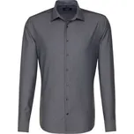 Seidensticker Pánská popelínová košile SN021000 Grey Melange 40