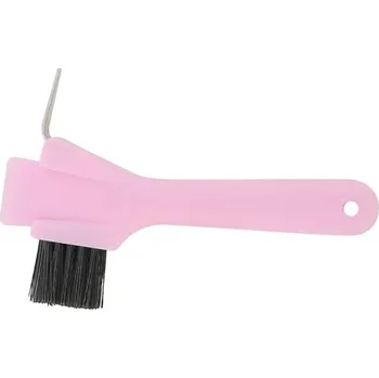 Čištění pro koně Háček na kopyta HIPPOTONIC Trio 3v1 růžový