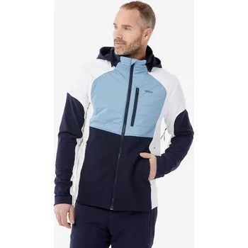 WEDZE Pánská lehká lyžařská bunda 900 S BÍLÁ|MODRÁ