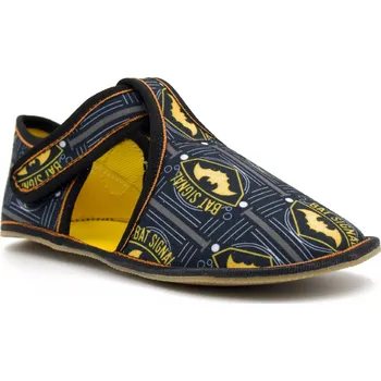 Chlapecké bačkory Ef barefoot přezůvky – 385 Bat Signal Velikost: 30