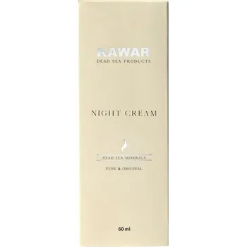 Pleťový krém KAWAR Noční regener.krém s miner.z Mrt.moře 60ml