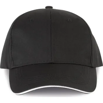 Kšiltovka 6 panelová kšiltovka WKP 145 black-white onesize