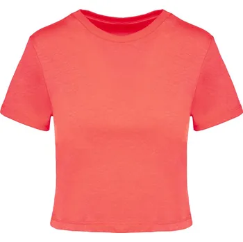 Dámský crop top PA 4022 coral S