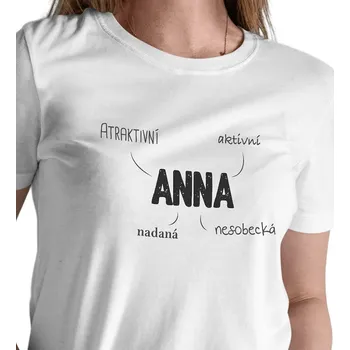 Dámské tričko Dámské triko bílé - Anna XL