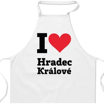 Kuchyňská zástěra Zástěra bílá - Hradec Králové