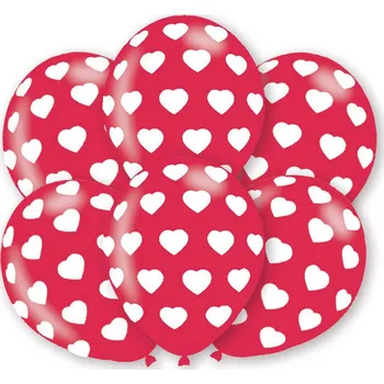 Party dekorace Balonek - srdíčka