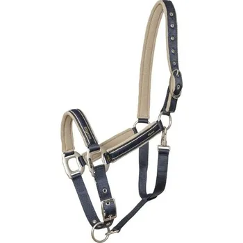 Ohlávka LAMI-CELL Elegance blue/champagne PONY