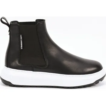 Pánská zimní obuv Pánské Vysoké boty KARL LAGERFELD KAPRI LUG MID GORE BOOT KL57540-000 – Černá 45