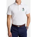 Pánské bílé polo triko Ralph Lauren - Velikost L, Barva Bílá M56337 785A55977001