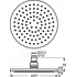Hlavová sprcha Ideal Standard Idealrain B9442AA