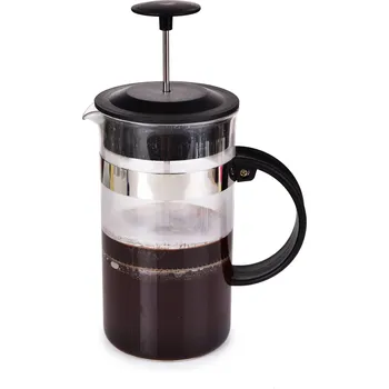 Konvice na čaj BARISTA | 1 L FRENCH PRESS konvice na kávu a čaj z borosilikátového skla | černá Dedra