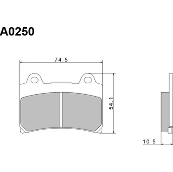Brzdová destička NISSIN brzdové destičky KH123 PREMIUM SEMI-METALLIC (sintrované ) (ECE R90) vyrobeno v Japonsku (2P-228NS) (NISSIN brzdové destičky KH123 PREMIUM SEMI-METALLIC (sintrované ) (ECE R90) vyrobeno v Japonsku (2P-228NS))