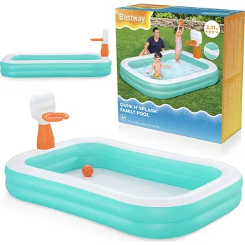 Bazén Nafukovací bazén Dunk'N Splash 251 x 168 x 102 cm Bestway 54445