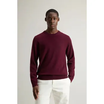 Pánský svetr SVETR WOOLRICH CASHMERE CREWNECK WINETASTING