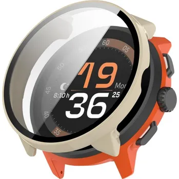 VSECHNONAMOBIL 119906 PC FULL COVER Plastový kryt se sklem pro Suunto Run IVORY