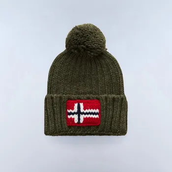 Čepice Pánské Zimní čepice NAPAPIJRI SEMIURY 5 NP0A4GKBG0A1 – Olivová