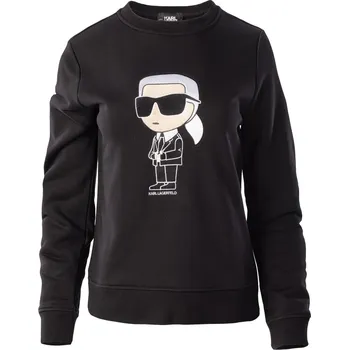 Dámská mikina Dámská Mikina KARL LAGERFELD IKONIK 2.0 KARL SWEATSHIRT 230W1800-999 – Černá L
