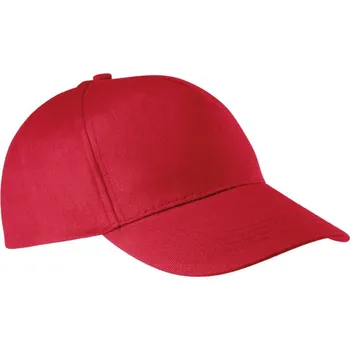 Kšiltovka 5 panelová kšiltovka KP 116 red onesize