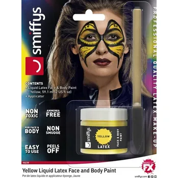 Karnevalový doplněk Tekutý latex - žlutý