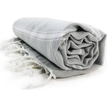 Ručník Hamam ručník "Sultan" light grey-white onesize