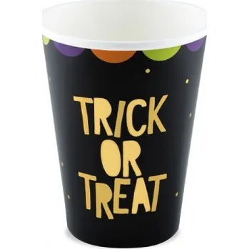Party nádobí Kelímek Trick or Treat - 6 ks