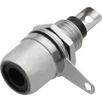 Elektrická zásuvka Černé RCA zásuvky na panel